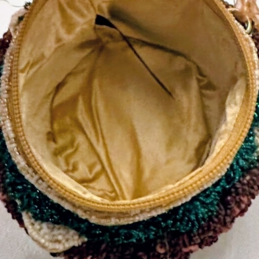 Cheeseburger! Cheeseburger! BLING Beaded Cheeseburger Bag! NWT 0269 - Picture 2 of 6